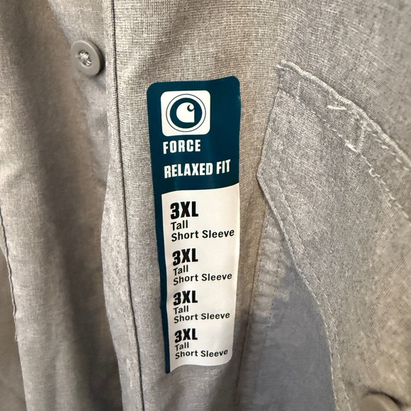 Carhartt Button Down Shirt 3XLT - Picture 3 of 5